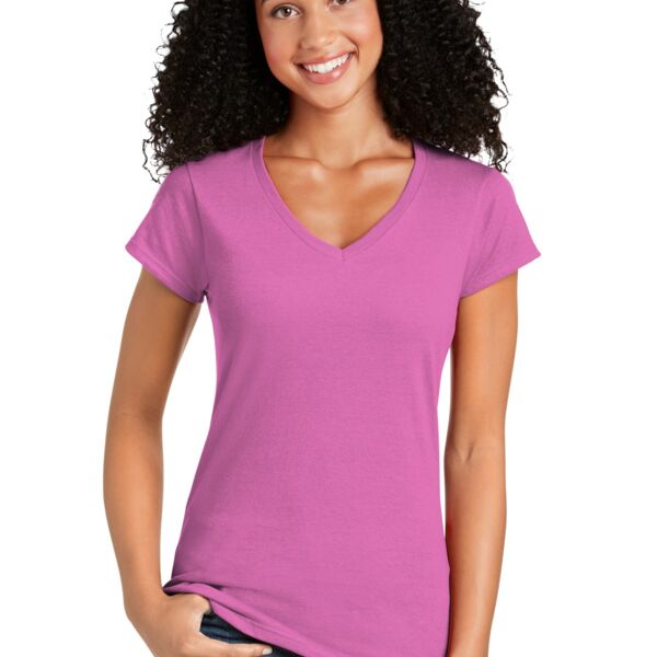 Softstyle ® Women's Fit V Neck T Shirt Thumbnail