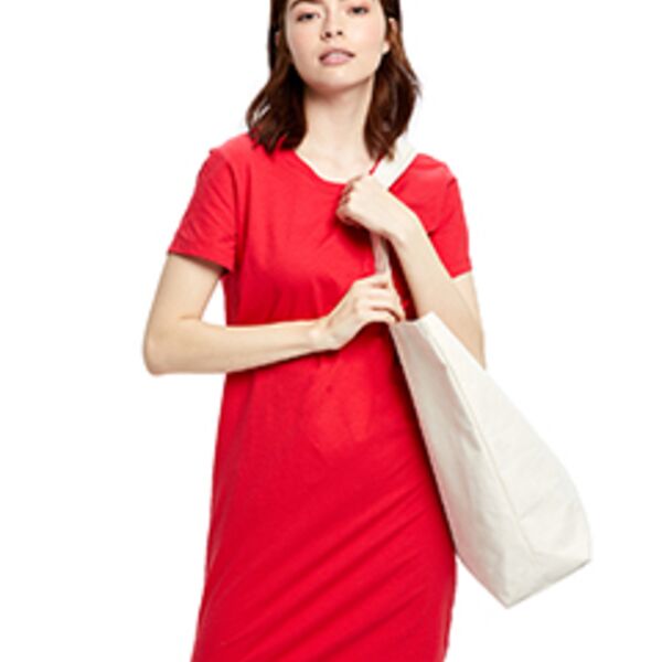 Large Canvas Shopper Tote Thumbnail