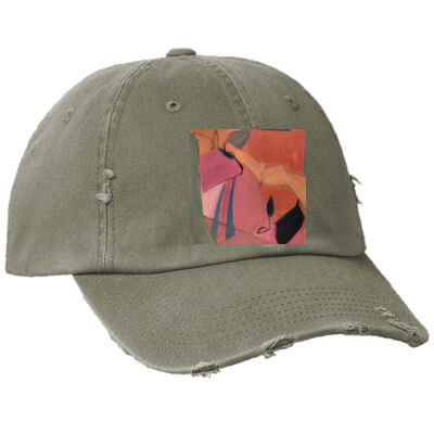 "Pretty in Pink" Distressed Cap Thumbnail