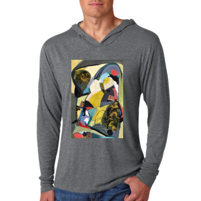 "Two on the Road..." Unisex Triblend Hooded Tee Thumbnail