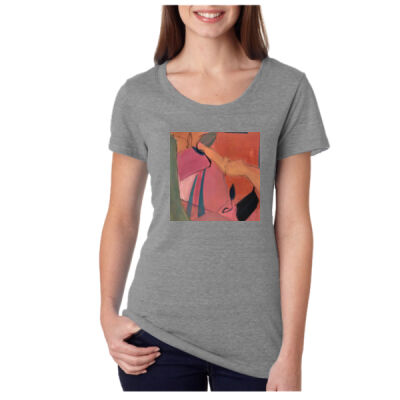 "Pretty in Pink" Ladies Triblend Tee Thumbnail